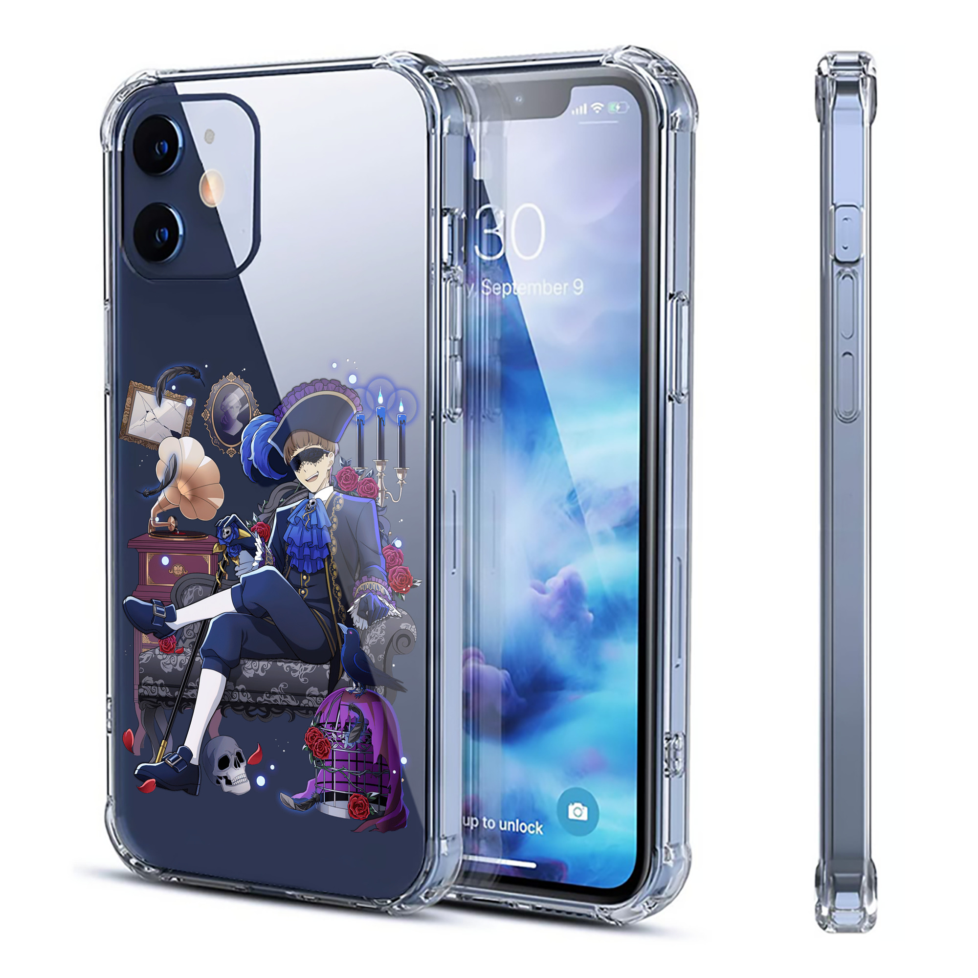 （画像用） 文豪ストレイドッグス Bungo Stray Dogs 【iPhone 12シリーズ対応】透明スマホケース（クリアソフトケース）